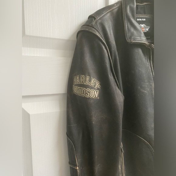 Genuine Harley Davidson Panhead II leather jacket - convertible - Picture 3 of 13